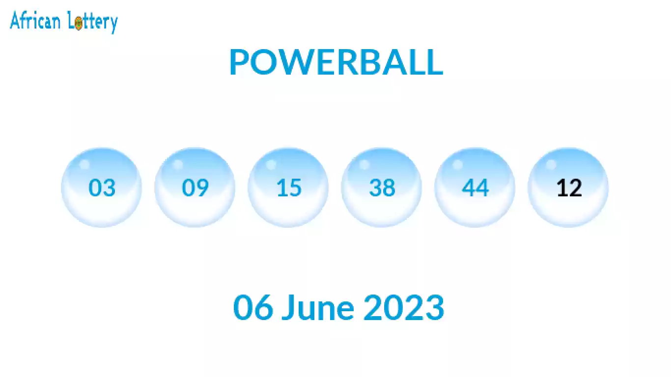 Powerball results, Prizes for 6 June 2023 (Tuesday 06.06.2023)